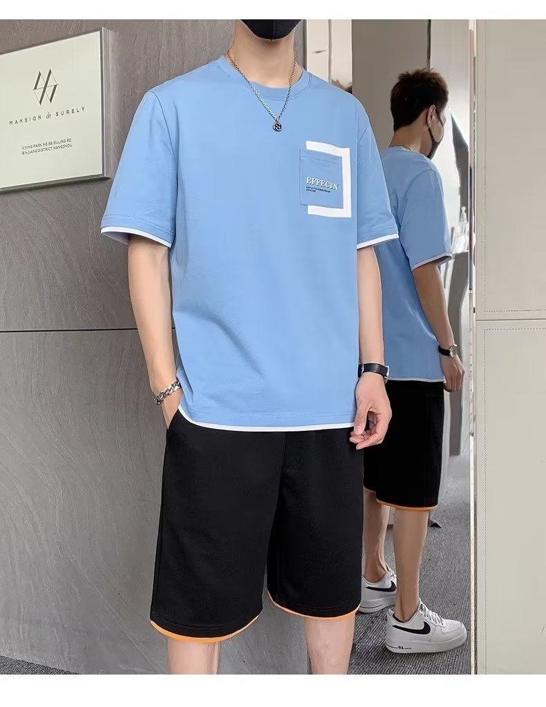 Летний спортивный костюм для мужчин оптом из Китая