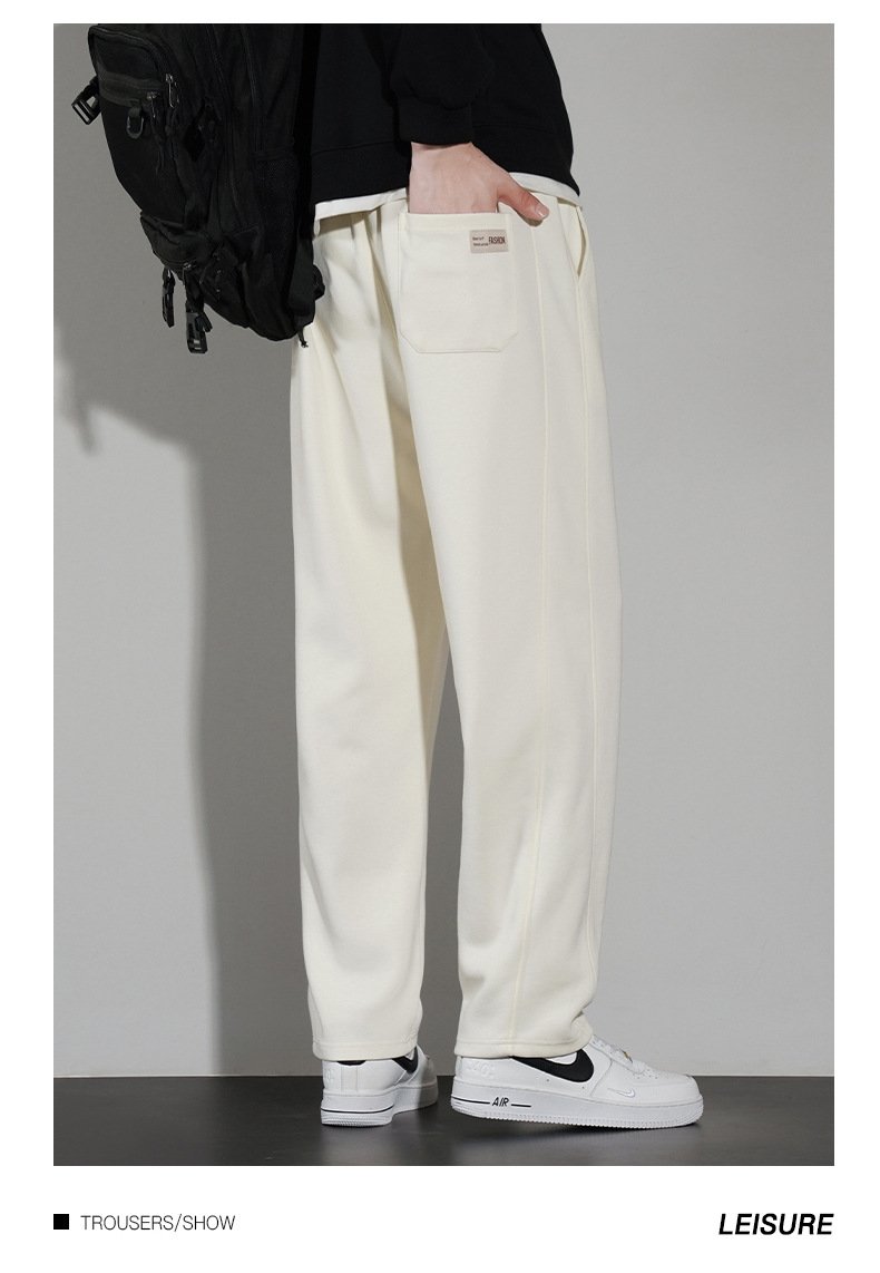 Мужские длинные брюки с прямыми штанинами оптом из Китая