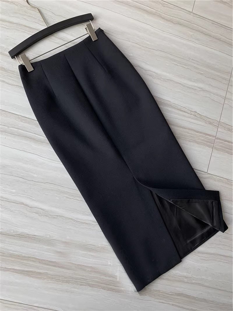 Высокая юбка-карандаш из шерсти с высокой талией оптом из Китая