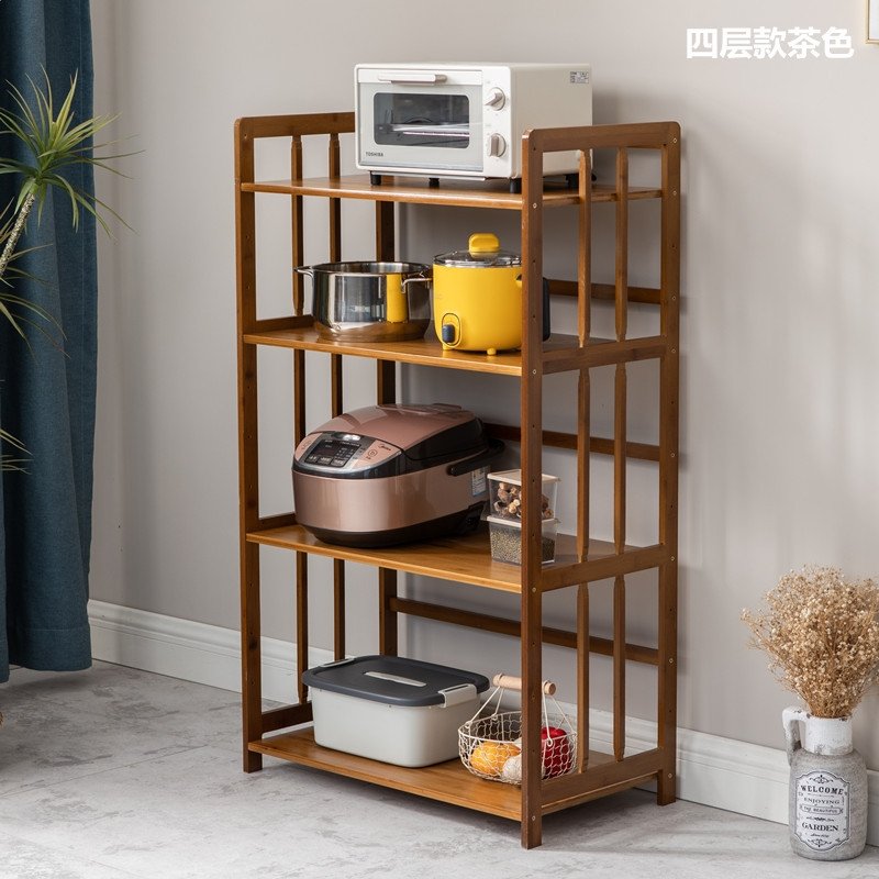 Многоуровневая полка для кухни из бамбука оптом