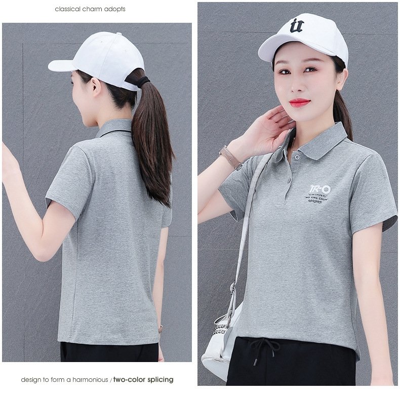 Поло с коротким рукавом для женщин оптом