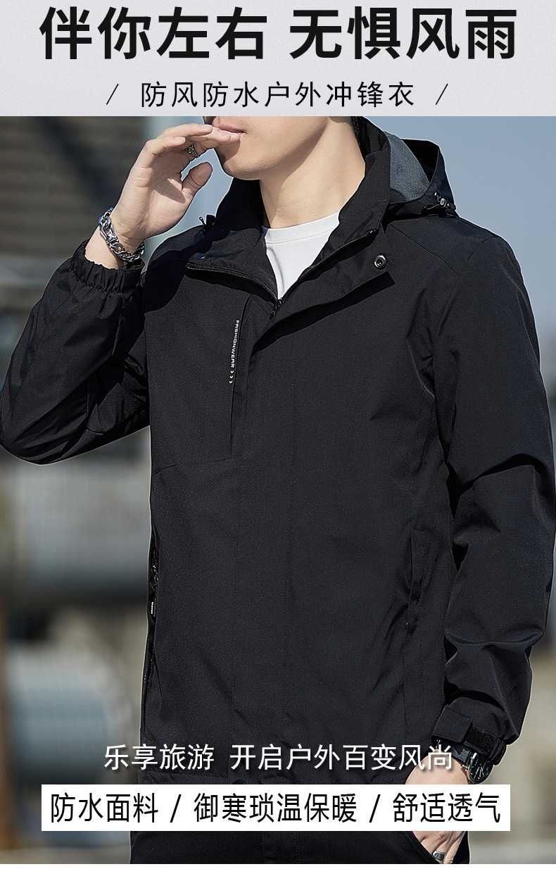 Мужская ветровка съемным капюшоном оптом из Китая