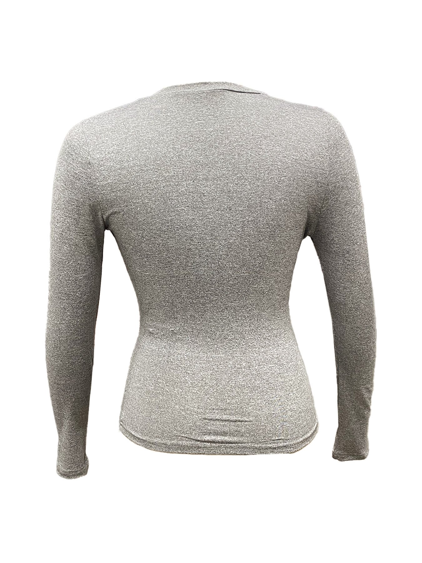 Женская блузка с длинным рукавом и V-образным вырезом оптом