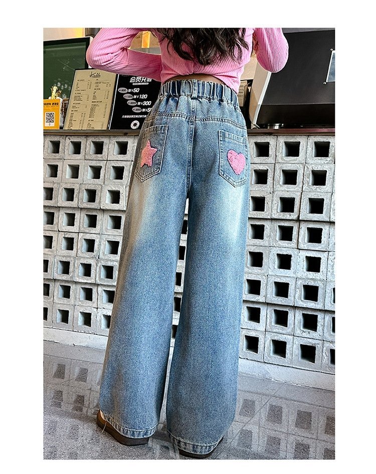 Детские джинсы весна-осень 2024 оптом