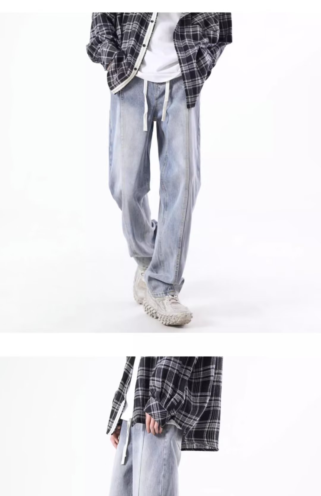 Мужские джинсы в стиле американской весны и лета оптом из Китая