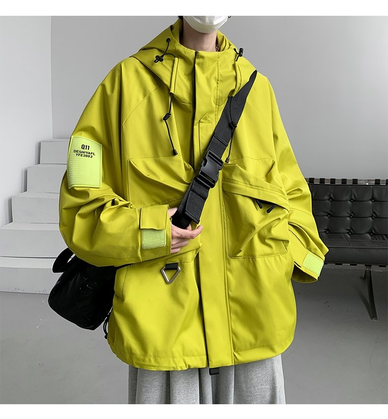 Мужская трехв одная ветровка с капюшоном оптом из Китая