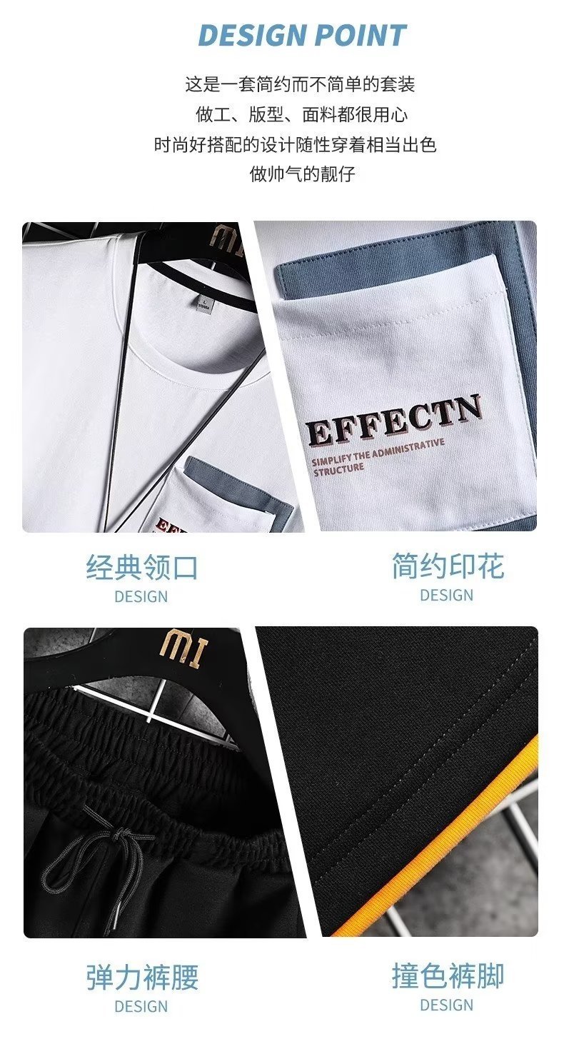 Летний спортивный костюм для мужчин оптом из Китая