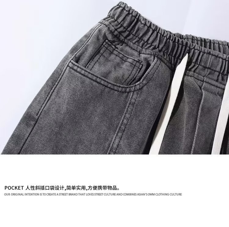 Джинсы мужские ретро-стиль прямые широкие брюки оптом из Китая