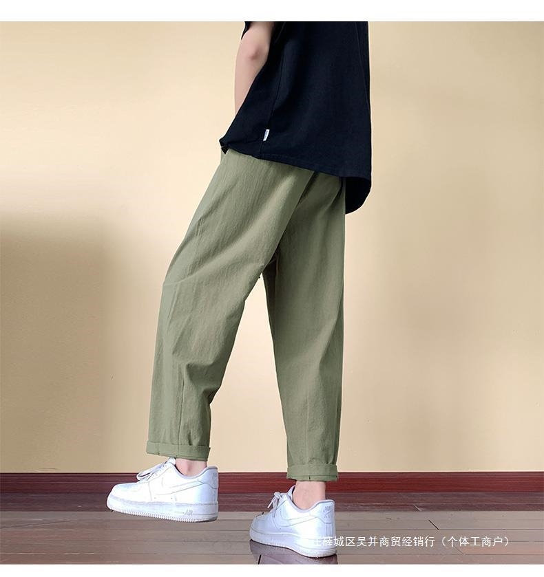 Мужские джинсы 2023 новой моды джинсы в стиле кэжуал с девятью дюймовыми брюками для мужчин оптом из Китая