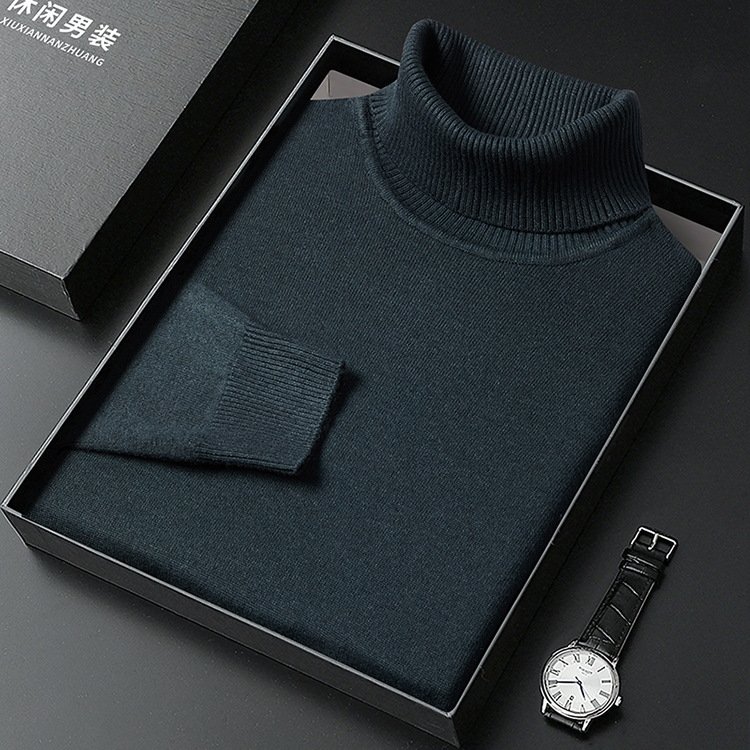 Мужской свитер с высоким воротником оптом