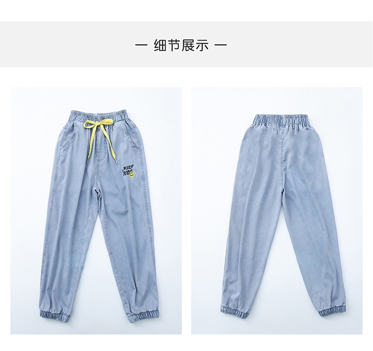 Летние джинсы для девочек оптом из Китая