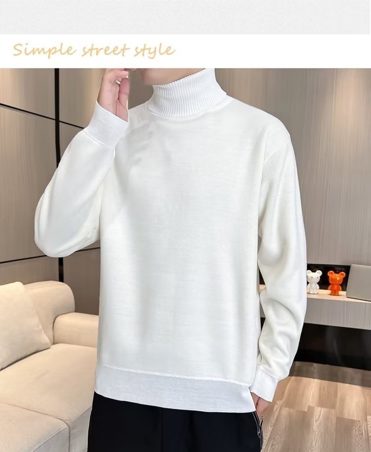 Мужской свитер с высоким воротником оптом