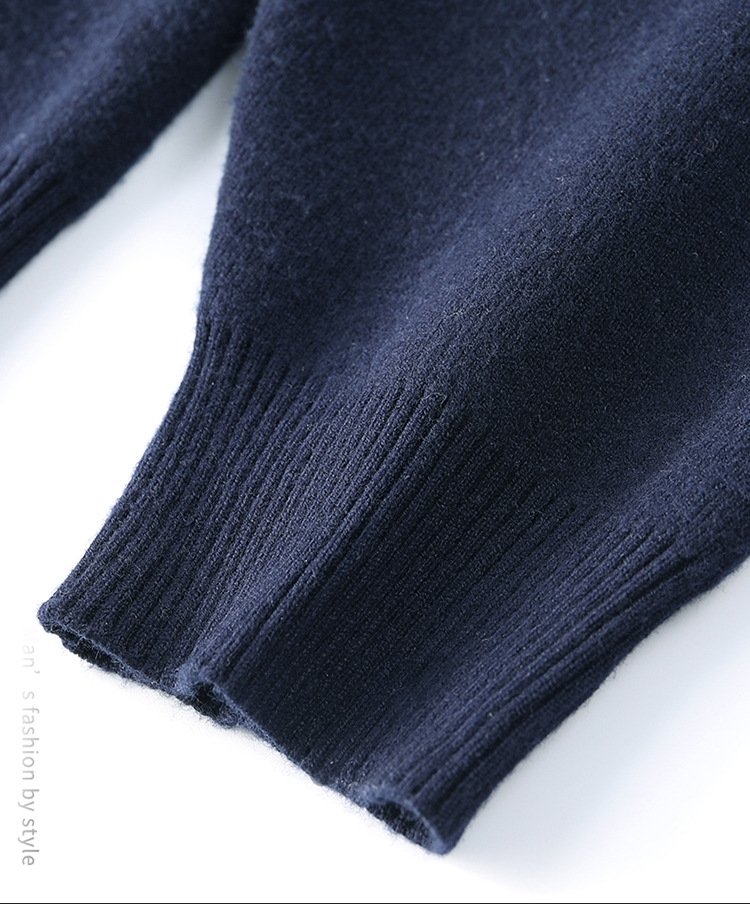 Мужская вязаная кардиган весна-осень оптом