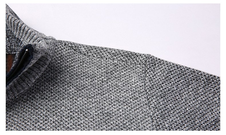 Мужская зимняя толстовка с молнией и высоким воротником оптом