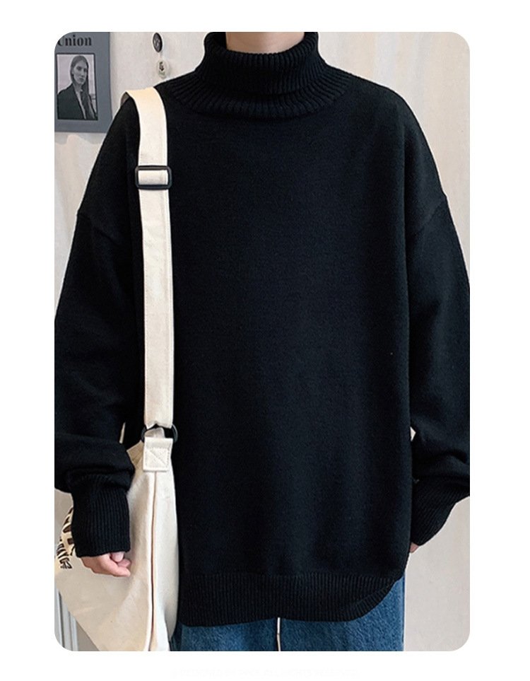 Мужской свитер с высоким воротником оптом