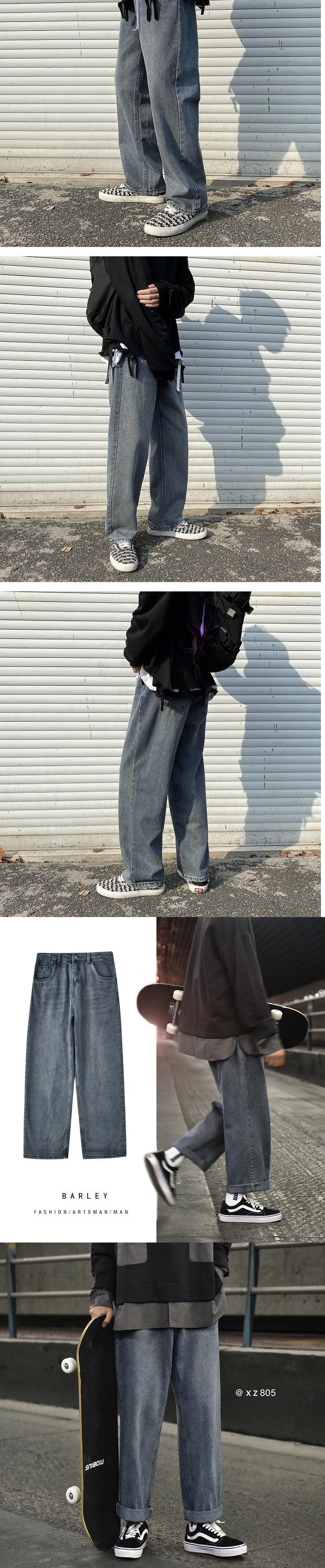 Джинсы мужские прямого кроя оптом из Китая