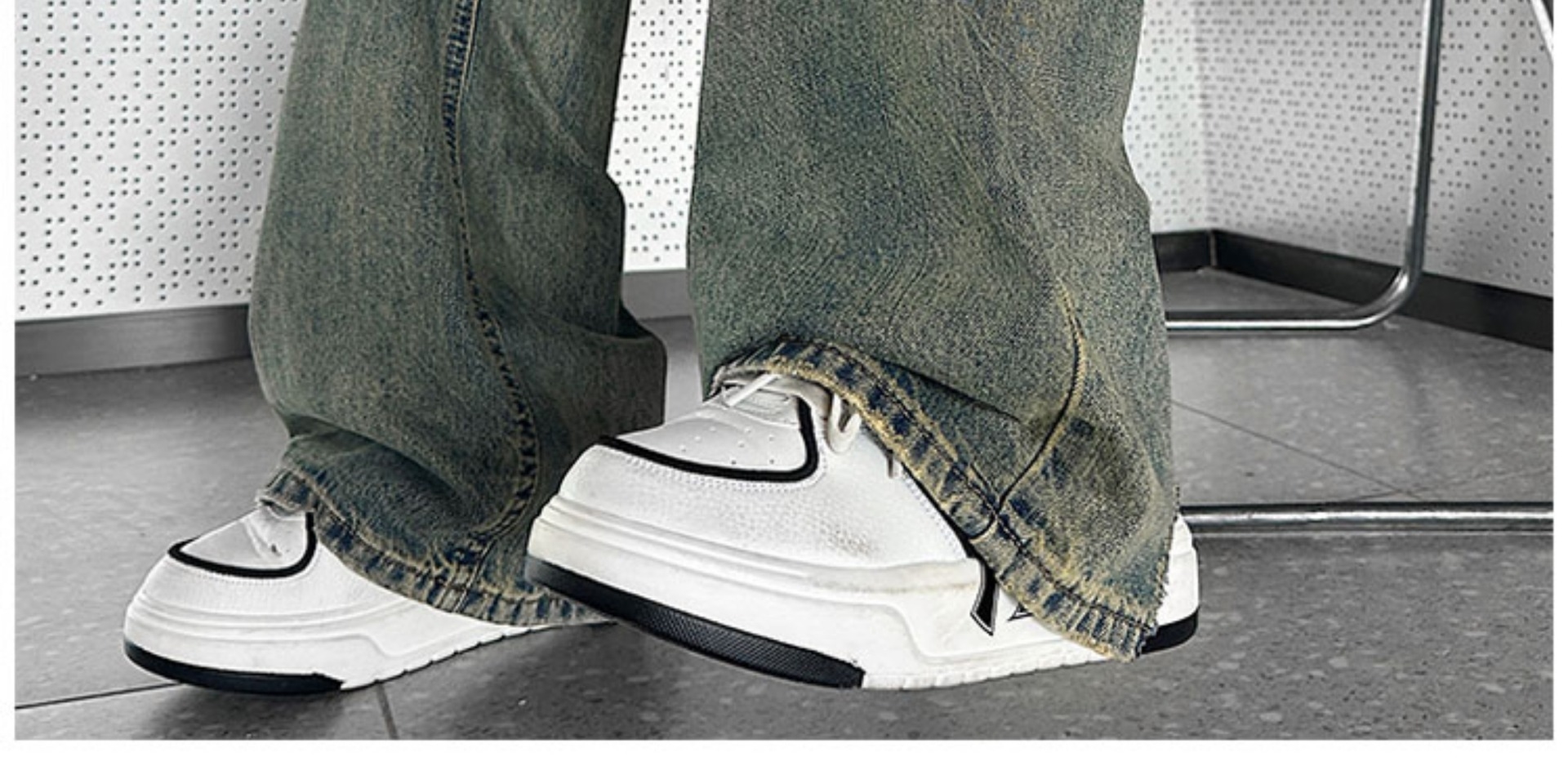 Мужские джинсы винтажного стиля оптом из Китая