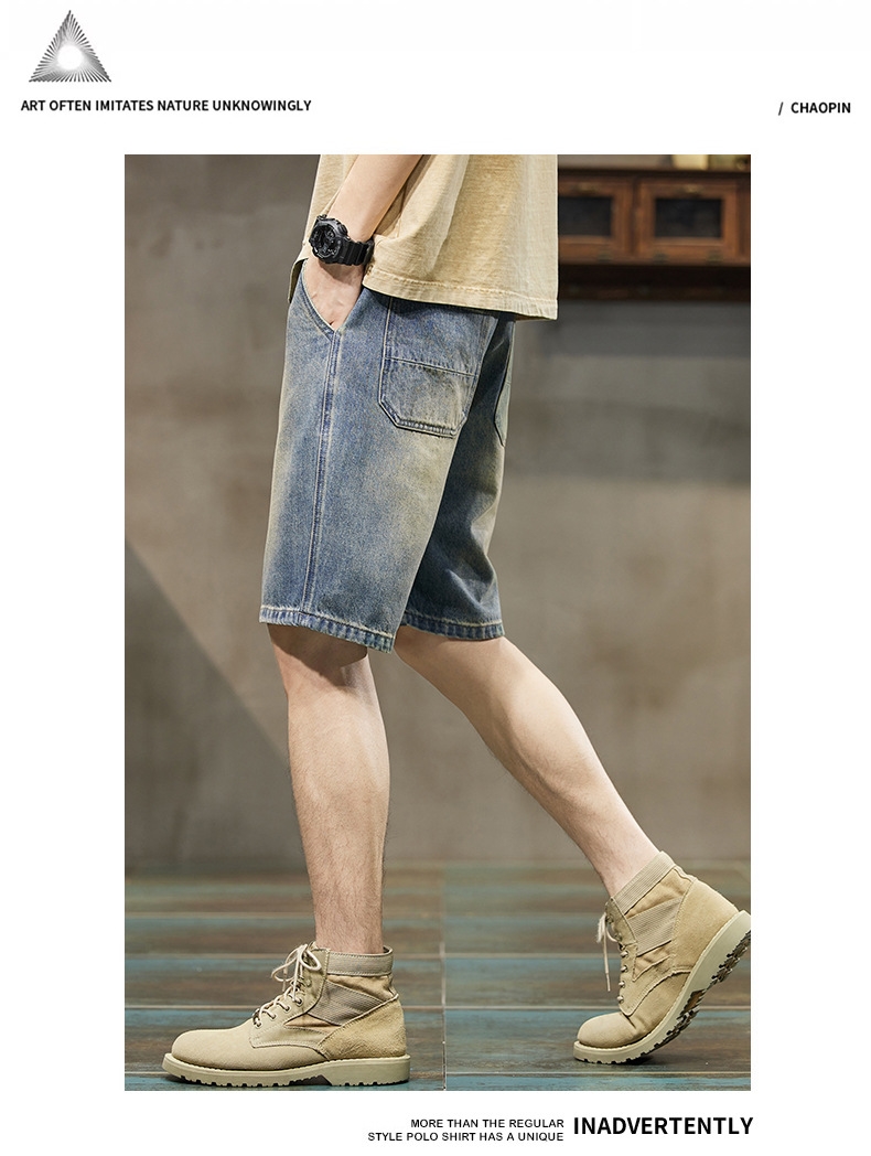 Мужские джинсовые шорты летнего сезона оптом из Китая