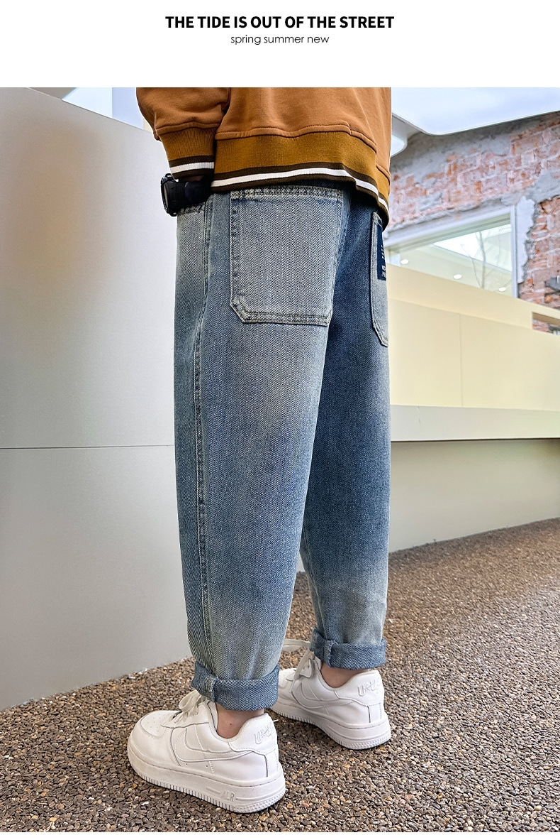 Джинсы для мальчиков Z903-1 оптом из Китая