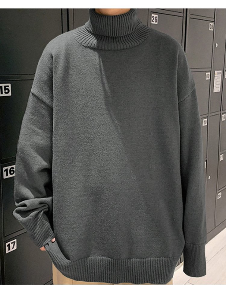 Мужской свитер с высоким воротником оптом