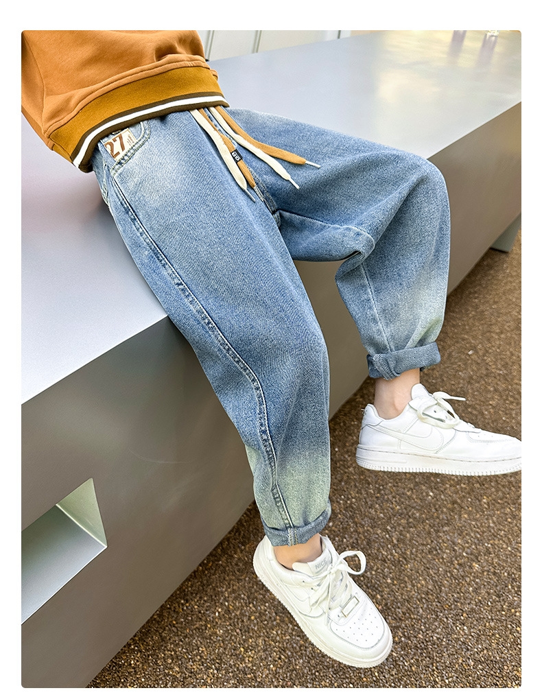 Джинсы для мальчиков Z903-1 оптом из Китая