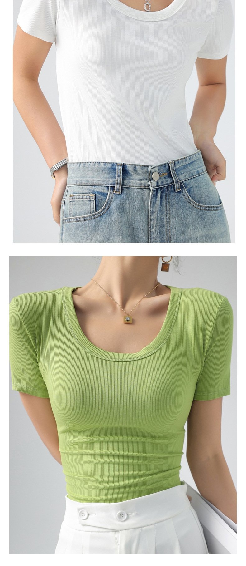 Женская футболка 2024 весна-лето оптом из Китая