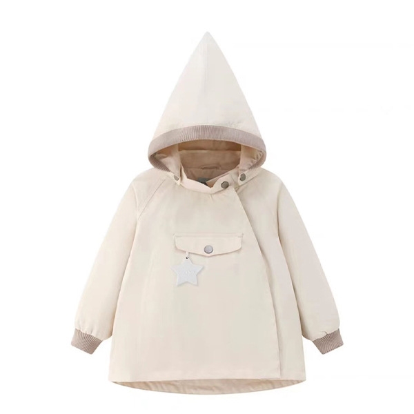 Детский ветровик 2023 осенний новый мужской и женский ветровик с капюшоном оптом из Китая