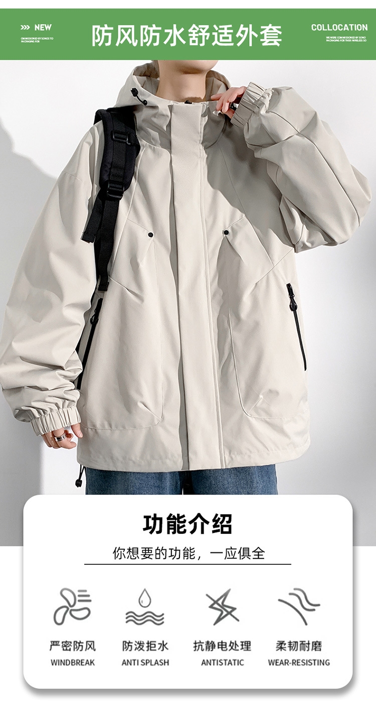 Ветровка с капюшоном и защитой от ветра и влаги оптом из Китая