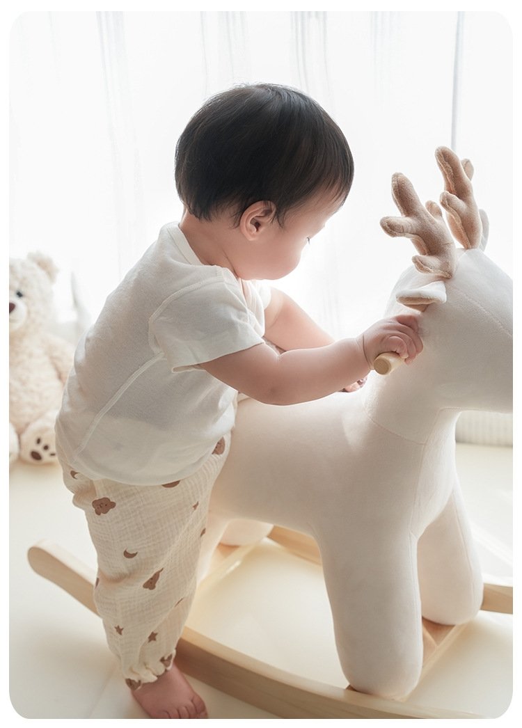 Летние детские штаны из марли оптом