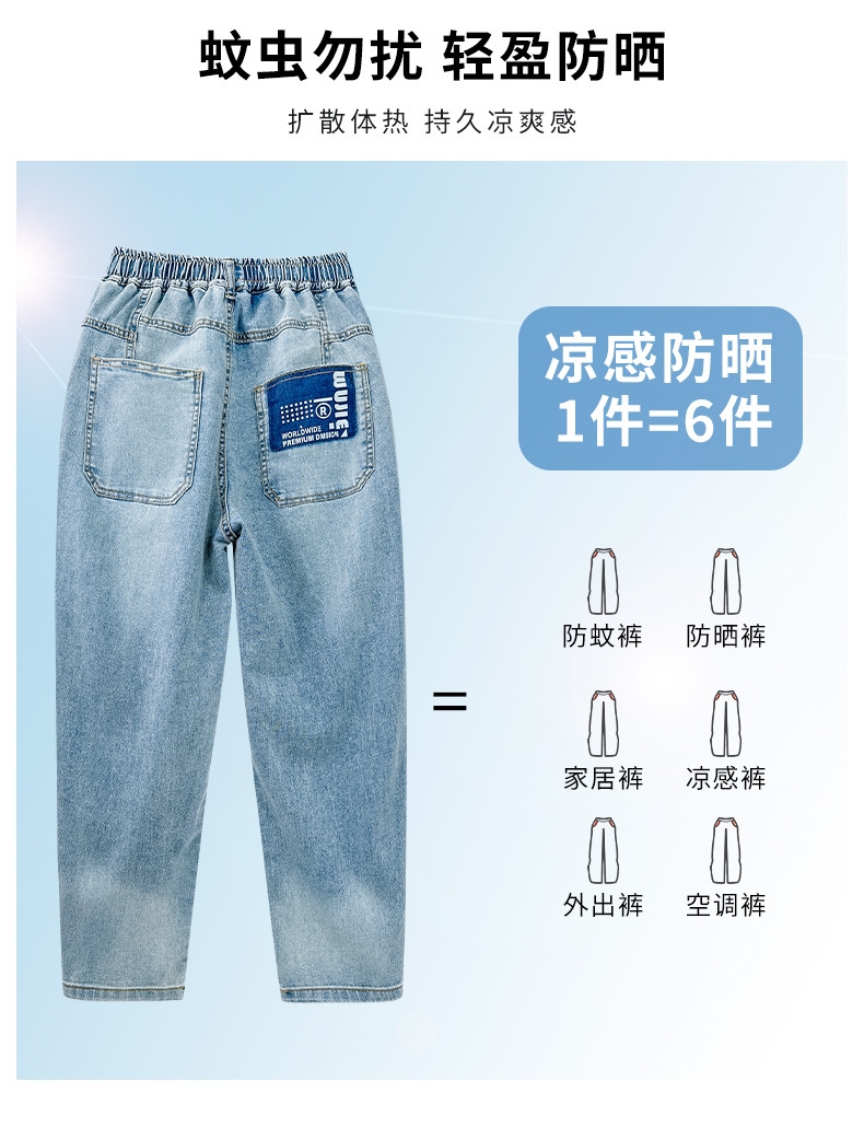 Джинсы для мальчиков Z903-1 оптом из Китая