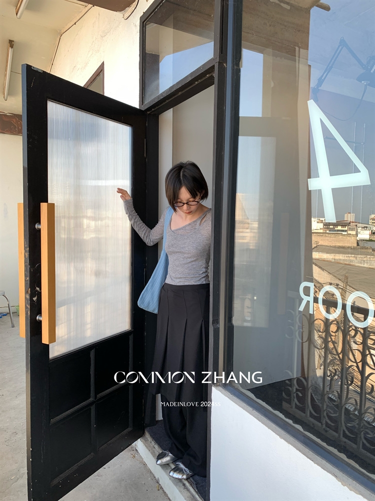 Футболка с длинным рукавом COMMON ZHANG оптом из Китая