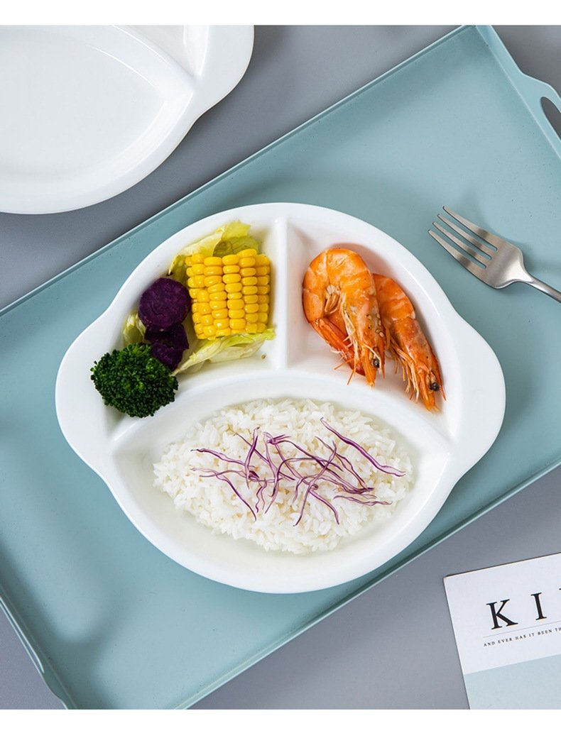 Детская тарелка из костяной фарфоровой керамики оптом