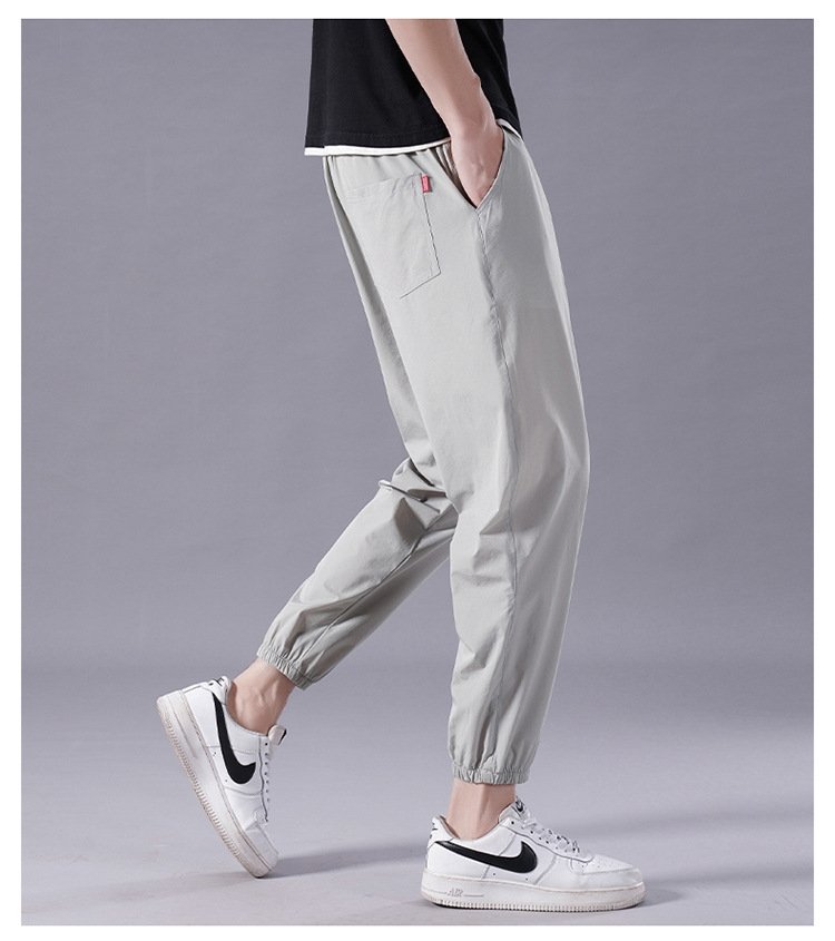 Мужские летние брюки из легкого льняного материала оптом из Китая