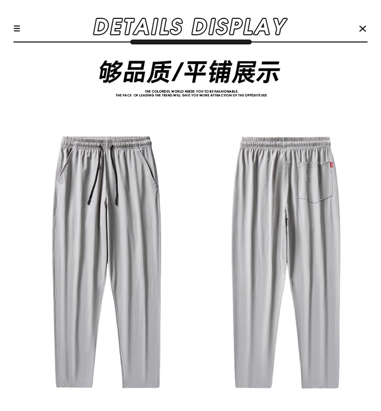 Мужские летние брюки из легкого льняного материала оптом из Китая