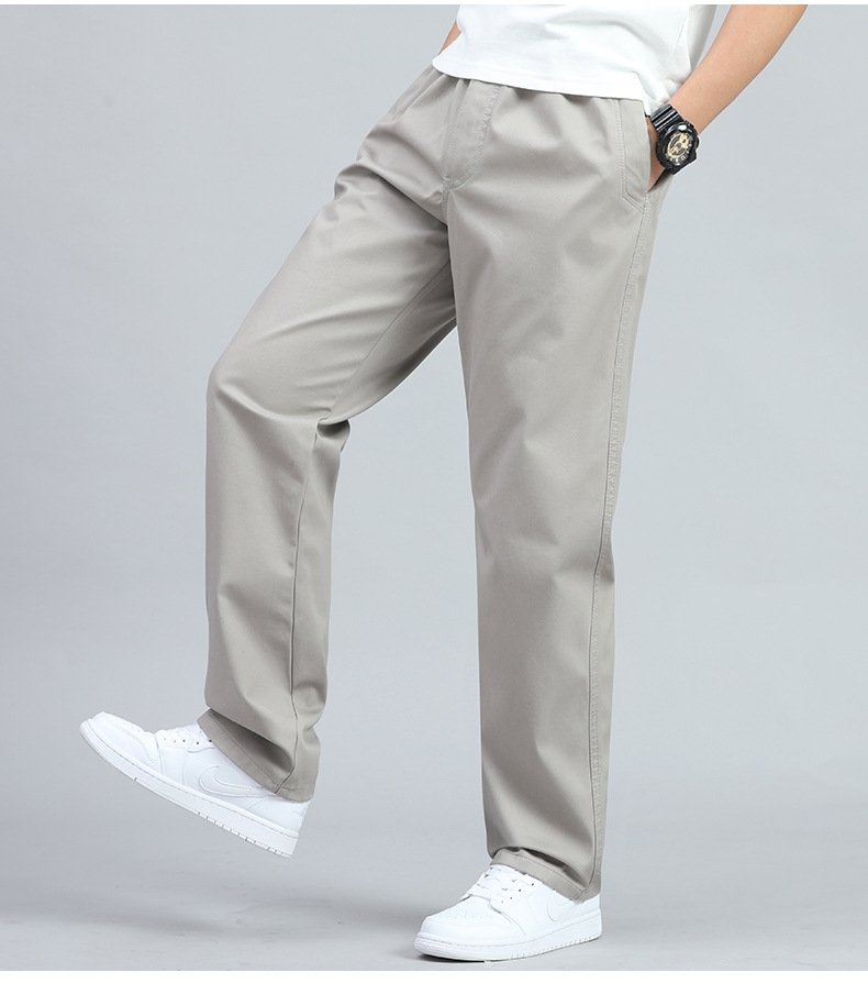 Мужские летние широкие хлопковые брюки оптом из Китая