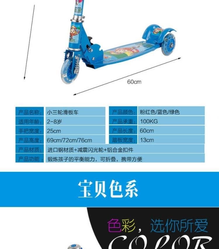 Детский трехколесный самокат оптом