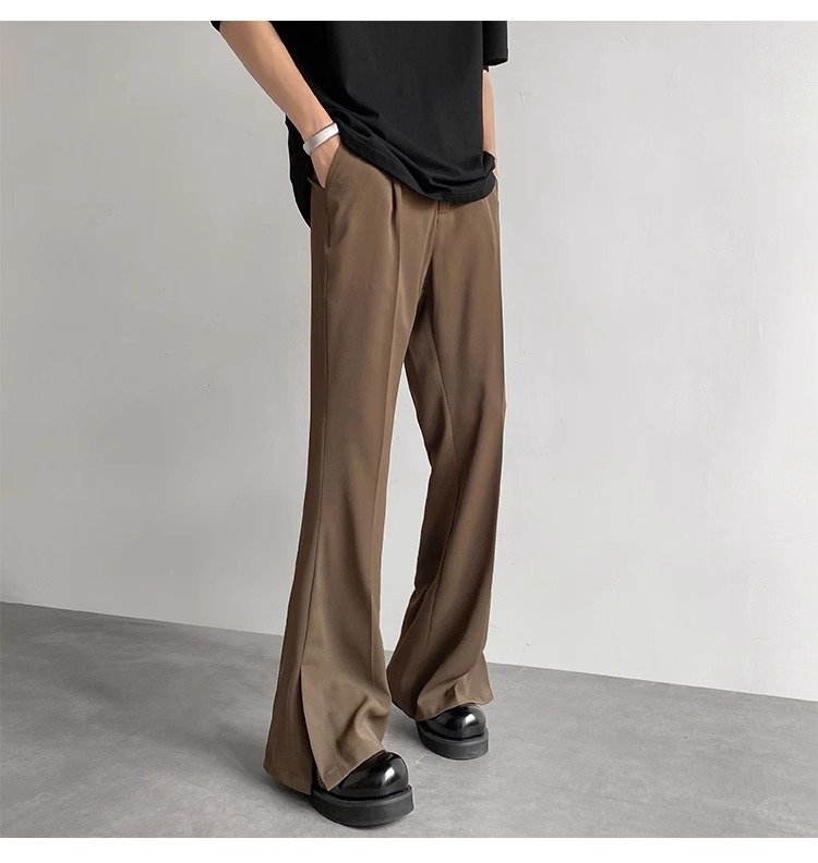 Мужские брюки с разрезом на костюме оптом из Китая