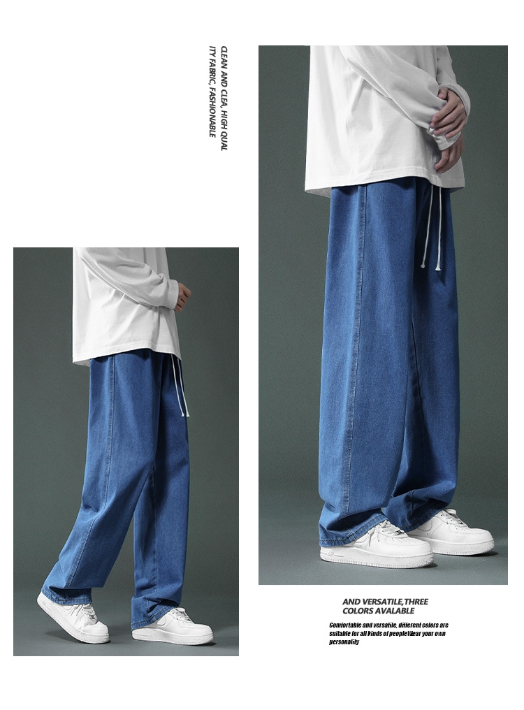 Мужские джинсы весенне-летней коллекции 2023 оптом из Китая