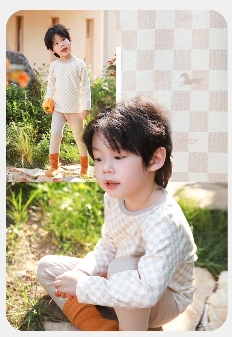 2023 новинка детский комплект термобелья для мальчиков и девочек оптом из Китая