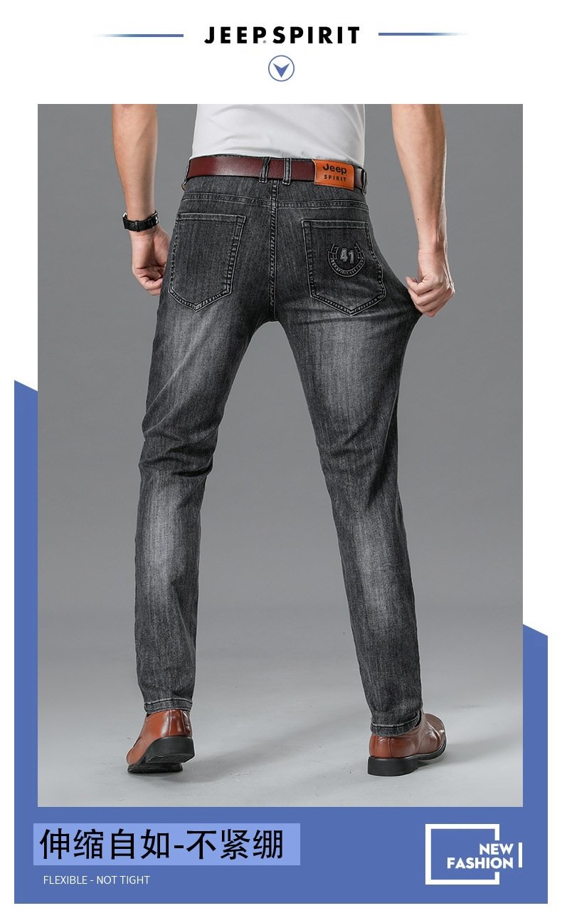 JEEP SPIRIT мужские джинсы прямого кроя оптом из Китая