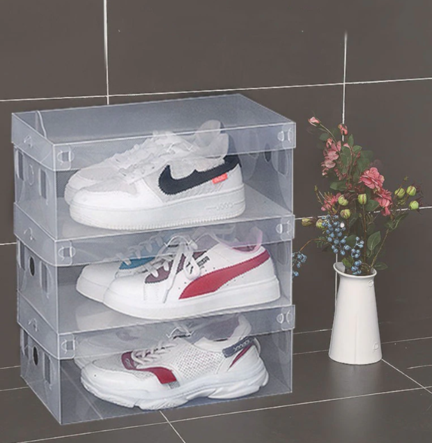 Пластиковая коробка для хранения обуви 33*20*12 GO-HR-2 / К120 / В22 детальное фото