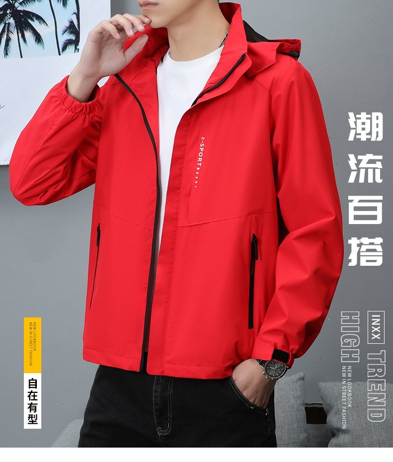Мужская куртка с защитой от ветра и воды оптом из Китая