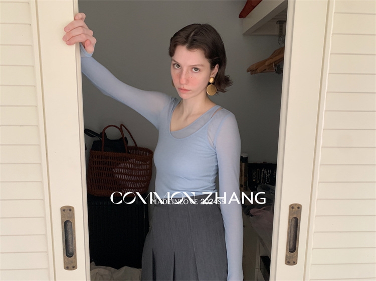 Футболка с длинным рукавом COMMON ZHANG оптом из Китая