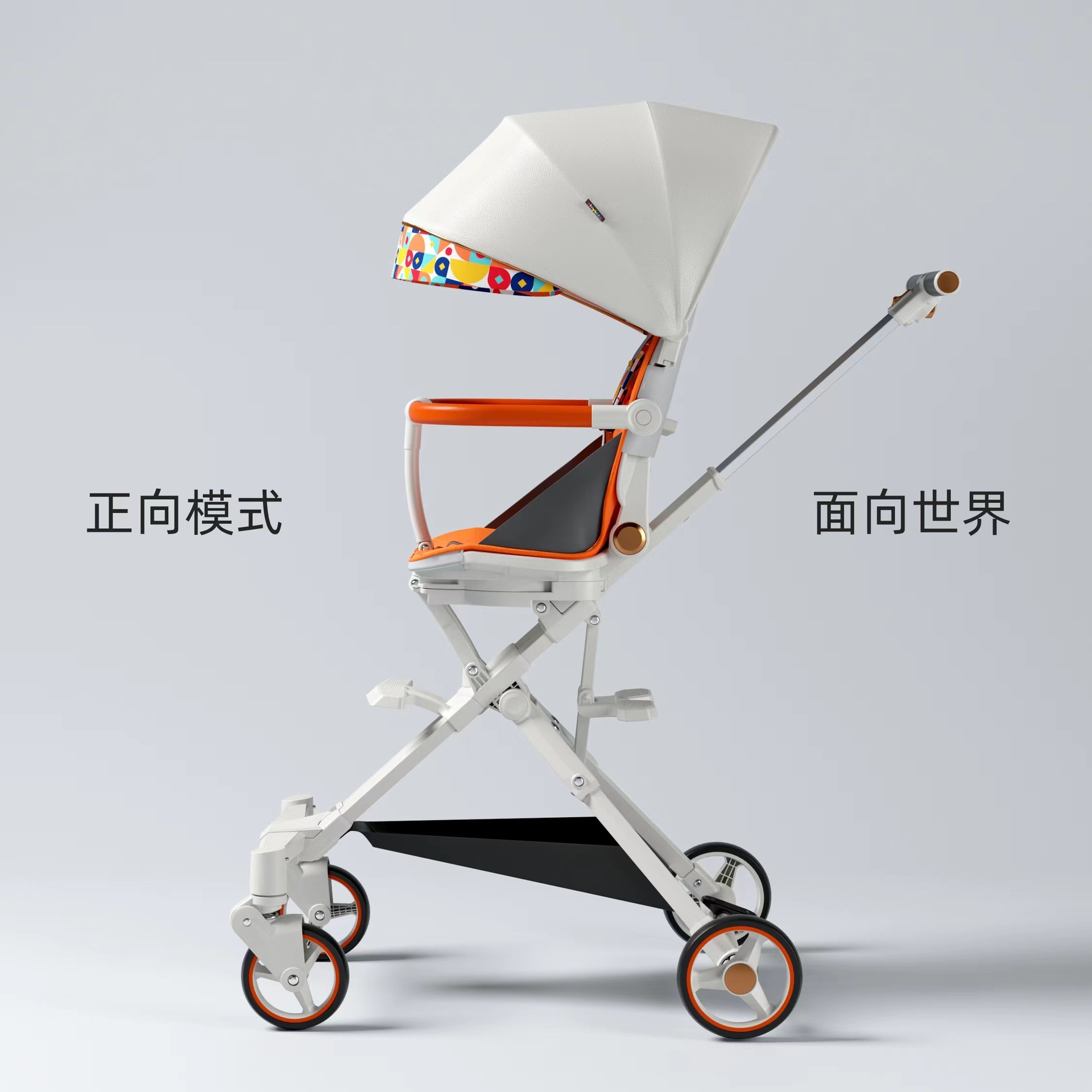 Playkids普洛可遛娃婴幼儿可躺可换向高景观轻便推车一键折叠X6X7 оптом из Китая