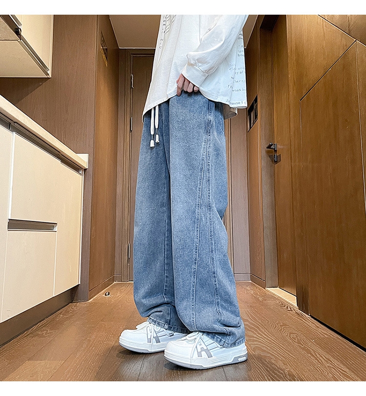 Джинсы мужские в стиле Хонконг весна оптом из Китая