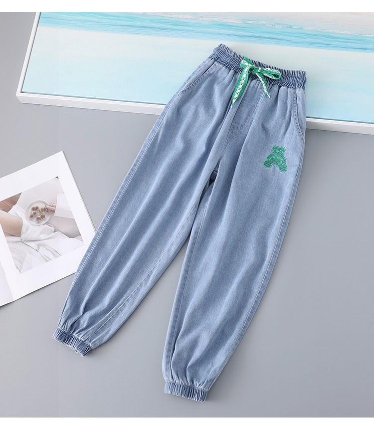 Джинсы для девочек летние оптом из Китая