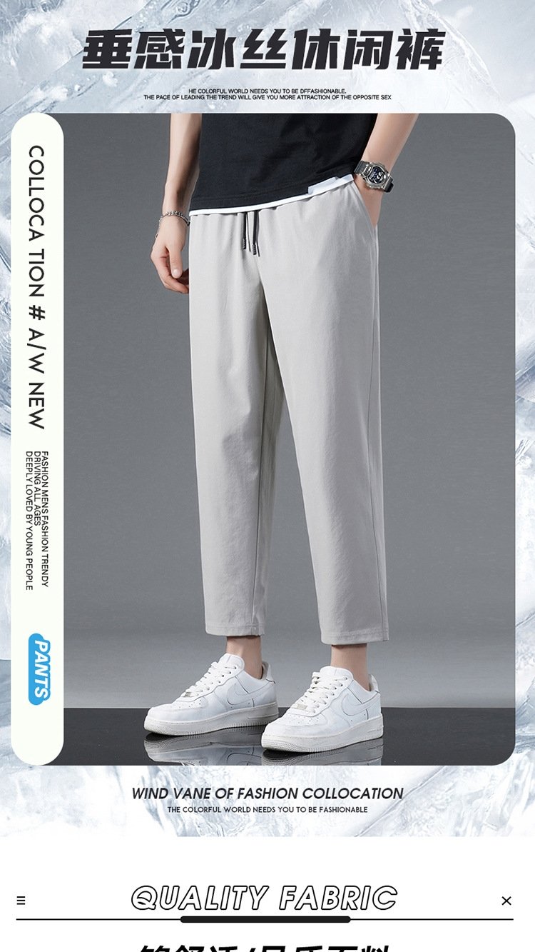 Мужские летние брюки из легкого льняного материала оптом из Китая