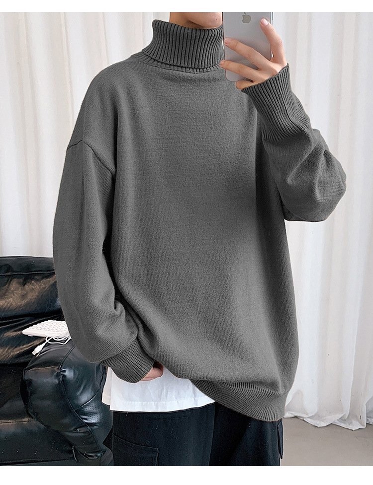 Мужской свитер с высоким воротником оптом