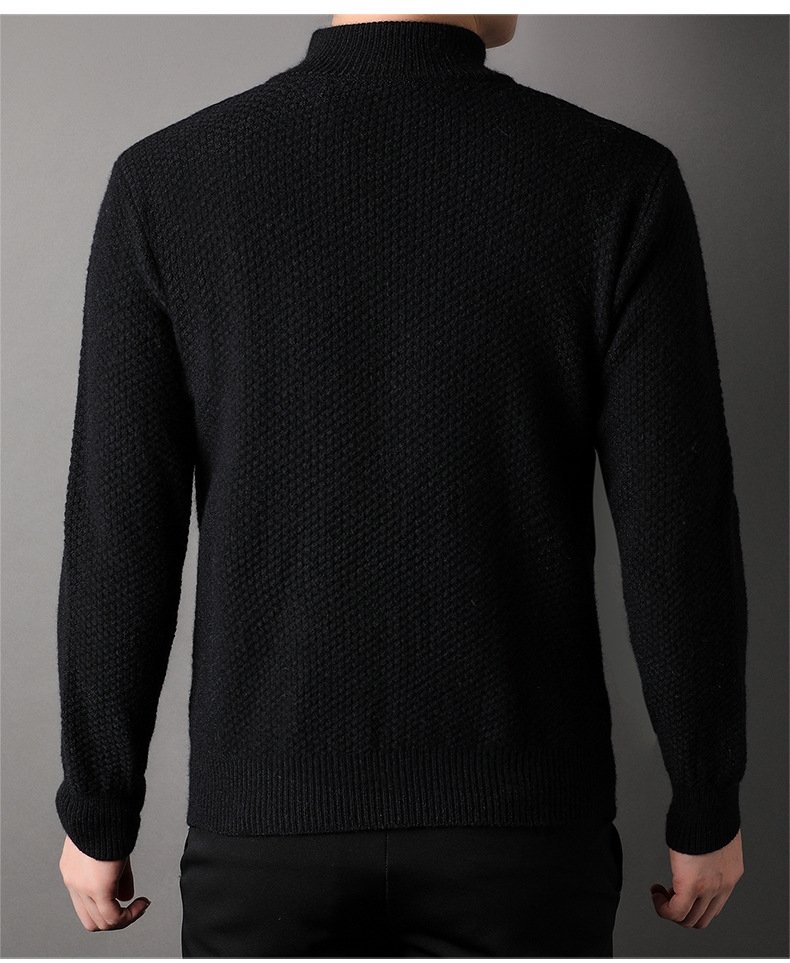 Мужской свитер с геометрическим узором оптом