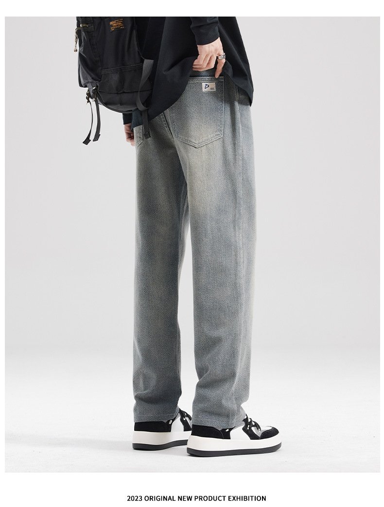 Прямые джинсы с вышивкой оптом из Китая